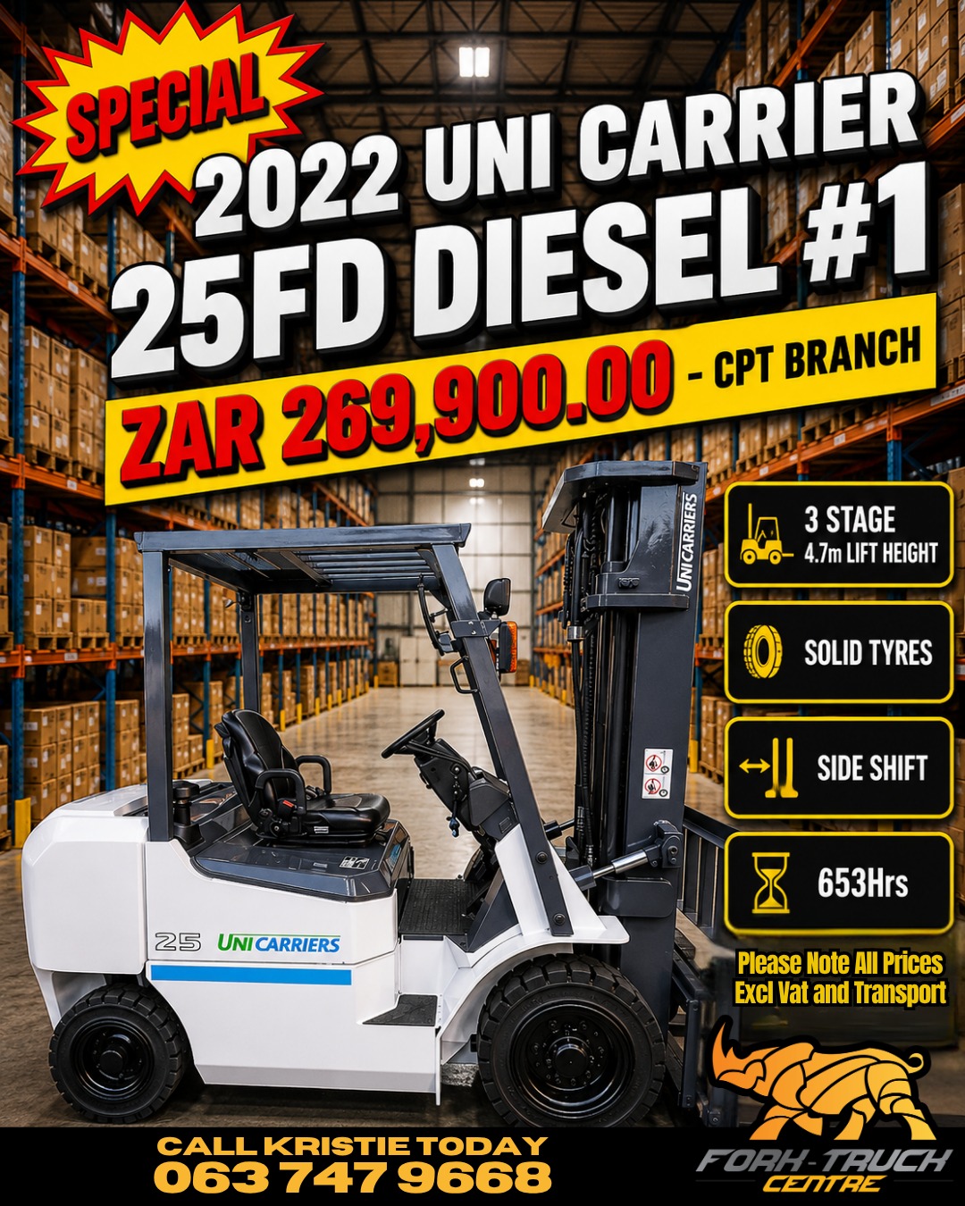UniCarriers FD25 Diesel #1 forklift for sale